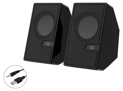 Image de Conceptronic BJORN02B Haut-parleurs d'ordinateur 2.0 canaux