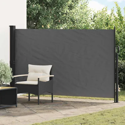 Produktbild von Ausziehbares Seitenmarkise Anthrazit 300 x 170 cm Polyester