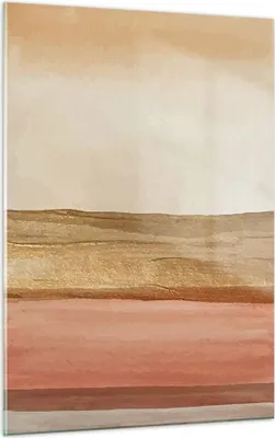 Produktbild von Bilder auf glas - Einteilig - Gold Abstraktion Linien - 50x70cm - Glasbilder - Wandbilder - Bilder - zum Aufhängen bereit - Wanddekoration aus Glas - Glas Bilder - Wandbild auf Glas - GPA50x70-4739