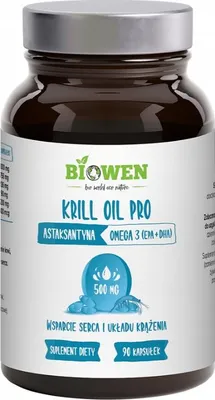 Image de BIOWEN Krill Oil Pro OMEGA ACIDS Krill Oil Astaxanthin 90 gélules