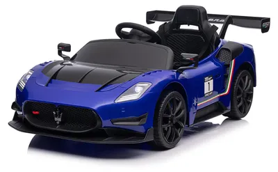 Produktbild von Elektro Kinderauto Maserati GT2 4x30W Allrad 12V 7Ah EVA Reifen LED Fernbedienung Blau