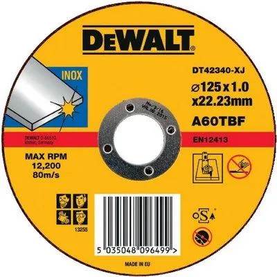 Produktbild von DEWALT Trennscheibe Edelstahl 125 x 1,2 mm