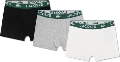 Produktbild von Lacoste Kids Solid Boxershorts 3 Einheiten Mehrfarbig L Jungen Mehrfarbig L