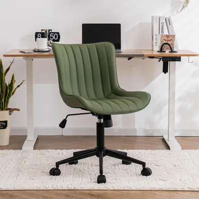 Immagine prodotto di Sedia da ufficio ergonomica in ecopelle, adatta a carichi fino a 150 kg