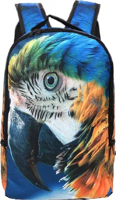 Produktbild von Rucksack Papagei, 42x28x12 cm, Tier Tiere Wildtiere Eyecatcher Rucksäcke Tasche Taschen Ara