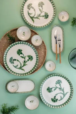 Immagine prodotto di Hermia Concept, NPMOD14KH880801, Set da colazione (14 pezzi), Crema, 100% PORCELLANA, 24 x 24 cm