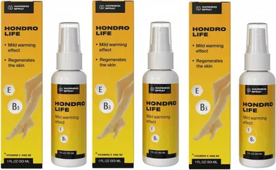 Image de 3x HondroLife Spray à base de plantes - Votre réponse aux douleurs articulaires 30 ml
