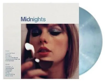 Produktbild von Taylor Swift - Midnights (Limited Special Edition) (Moonstone Blue Marbled Vinyl) - - (LP / M)