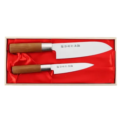 Produktbild von Satake Masamune Santoku + Universalmesserset HG8781W