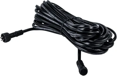 Produktbild von Köhko Niedervolt/12V Verlängerungskabel (IP44) mit 2-poligen Stecksystem für Außenbereich - geeignet für Springbrunnen Pumpe LED-Beleuchtung Lichterkette 10 Meter 29011-10