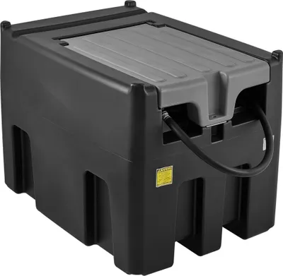 Image de Citerne mobile diesel 116 gallons - Citerne noire - 140 W station d'essence - citerne de transport 2600 t/min - 12 V.