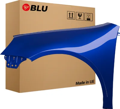 Immagine prodotto di BLU Parafango compatibile con VW Volkswagen Golf V 5 Hatchback LB5R Sinistra Blau DeepBlau | 2003-2009 | Anteriore | Verniciato | Pronto per il montaggio | Acciaio