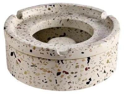 Produktbild von APS 633 Zuckerdose mit Löffel - 18/8 Edelstahl/Akazienholz, Ø 8 cm, Höhe 6,5 cm, Antihaftbeschichtung
