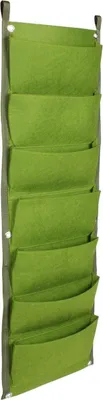 Obrázek produktu pro Merco Vertical Grow Bag 7 textilní květináče na zeď zelená balení 1 ks