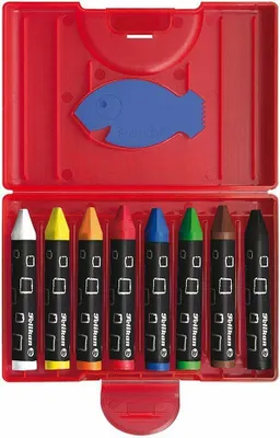Produktbild von Pelikan  - Wachsmaler rund  wasservermalbar, wasserlöslich