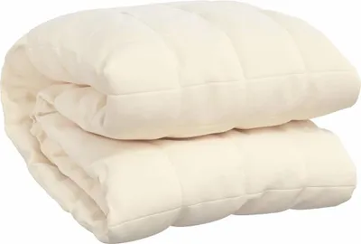 Produktbild von vidaXL Gewichtsdecke Hellcreme 200x200 cm 13 kg Stoff