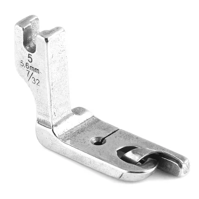 Zdjęcie produktu dla Uniwersalna, przemysłowa, jednoigłowa, rolowana stopka do obrębiania w maszynach do szycia (5,6 mm)