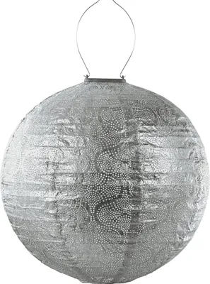 Produktbild von LUMIZ Gartenbeleuchtung - Außenleuchten - Lace Runden - 30cm - Silber