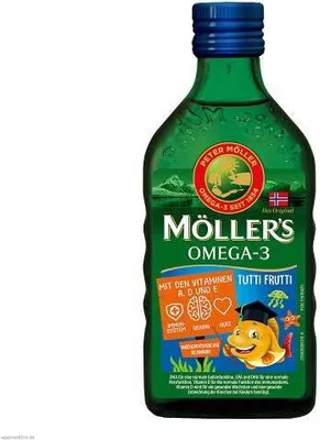 Produktbild von Möller's Omega-3 Kids Fruchtgeschmack öl 250 ml