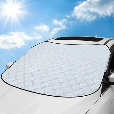 Imagen del producto de Cubierta para parabrisas con protección UV, impermeable, de 210x130 cm, para automóviles