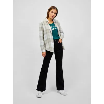 Produktbild von GAP Schwarze Schlagjeans mit hohem Bund 426550-00__25REG