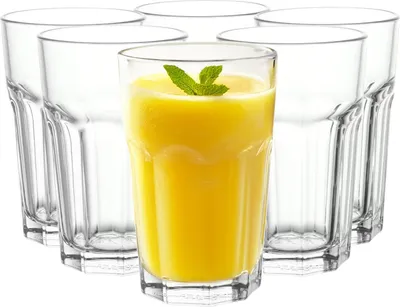 Produktbild von Glasmark KROSNO 1992 Gläser-Set 6-teilig Trinkgläser Wassergläser Drinkgläser Saftgläser Spülmaschinenfest 6x230 ml