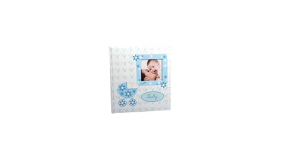 Produktbild von Kinder Fotoalbum für Fotoecken BABY BUGGY Blau