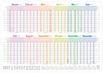 Produktbild von Urlaubs-/Team-Kalender A1+ 2027