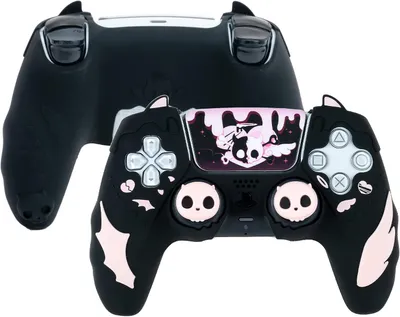 Produktbild von Daumengriffe – Kompatibel mit PlayStation 5 – Niedlich – Set mit Controller-Skin-griffen – Rutschfest