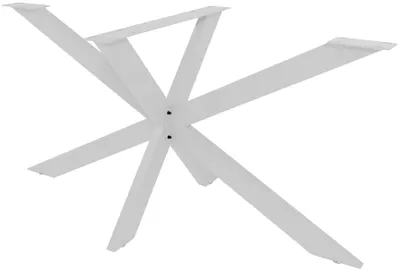 Immagine prodotto di Gambe per tavolo Biloxi – Struttura per tavolo industriale in metallo | Colore: Bianco | Dimensioni: 78x150x71 cm