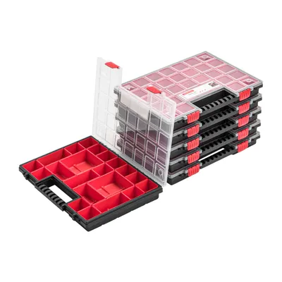 Zdjęcie produktu dla 6x Organizer na narzędzia Skrzynka Walizka NORP16 Organizery