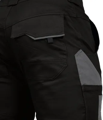 Immagine prodotto di Pantaloni da donna con cintura in vita Flex-Line nero/bianco/grigio, taglia 44 Bodyguard FLXDH2544