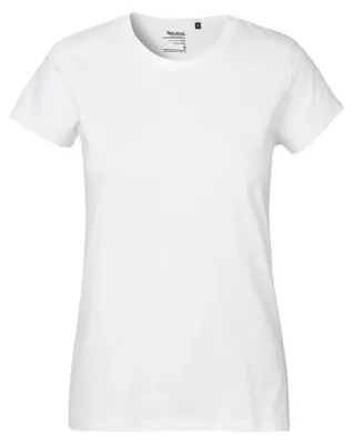 Image de Neutre - T-shirt pour femmes, classique LT3466 (L) (blanc)