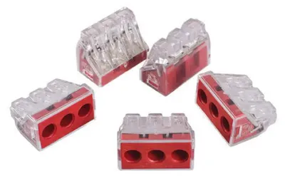 Produktbild von WAGO 773-173 - Rot - Transparent - 41 A - 400 V - 25,6 mm - 14,2 mm