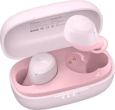 Image de Écouteurs intra-auriculaires Bluetooth sans fil, autonomie de 30 heures, étanches, ergonomiques, noirs