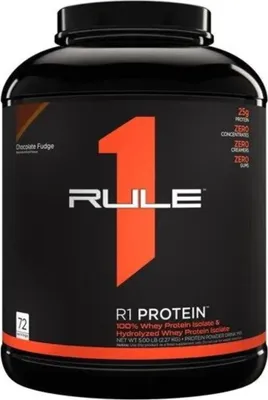 Produktbild von Rule1 | R1 Protein | 100% Whey Isolate & Whey Hydrolysate Chocolate fudge