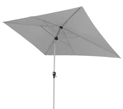 Produktbild von doppler ACTIVE Auto Tilt Kurbelschirm Sonnenschirm 300x200 cm Hellgrau