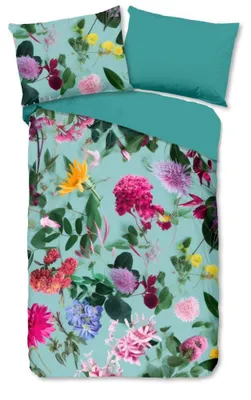 Immagine prodotto di Biancheria da letto "Imma" - Blu - (140x200 cm) - 100% cotone