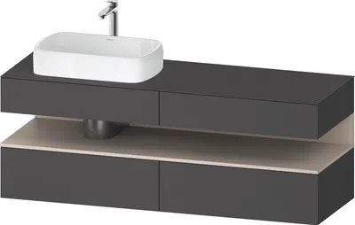 Produktbild von DURAVIT QA4777091490010 QTG KWTU WH Ek. 1600x550x600 Gt Mt. H