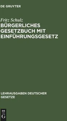 Produktbild von Bürgerliches Gesetzbuch mit Einführungsgesetz