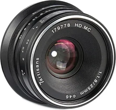 Immagine prodotto di 7Artisans 25 mm F1.8 MILC Obiettivi standard Nero