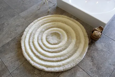 Zdjęcie produktu dla Mijolnir, Round- ALS1002, ECRU, maty łazienkowe, 1450 gr/m², 100% ACRYL