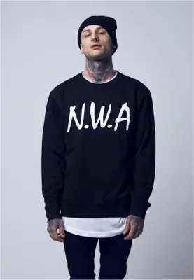 Produktbild von Urban Classics Sweater N.W.A , Größe:M, Farbe:black