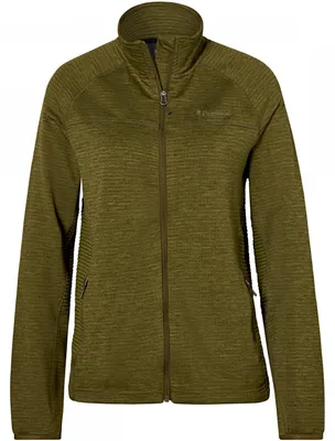 Productafbeelding van Abisko Fleece damesjack (olijfgroen), maat M