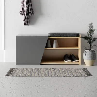 Obrázek produktu pro Botník Houseland FIONA dub safírový/antracit