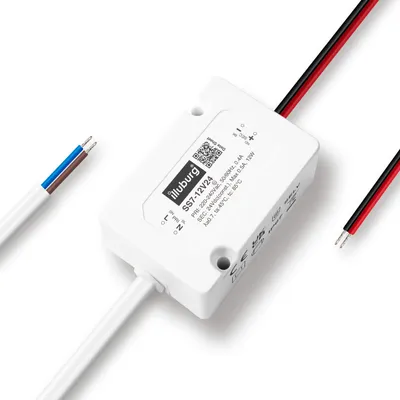 Produktbild von illuburg LED Trafo 24V 12W Wasserdicht IP67 Flackerfrei für LED Strip Lampe LED Netzteil Treiber Power Supply