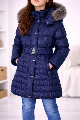 Produktbild von Blue Seven Winterjacke Mädchen Blau – warme Winterjacke für Kinder, Gr. 110 – ideal für kaltes Wetter