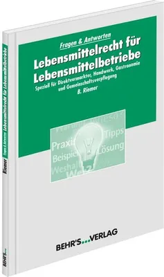 Produktbild von Lebensmittelrecht für Lebensmittelbetriebe