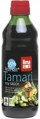 Imagen del producto de LIMA 183075, 500 ml, botella, soja, 1 unidad, agua, granos de SOJA, sal marina 10,3%, alcohol, *Aspergillus oryzae*, 96 kcal