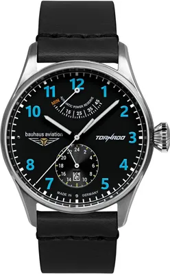 Bauhaus 2790-3 Herrenuhr CT-BHA Tornado Automatik Gangreserve Schwarz/Türkis 1